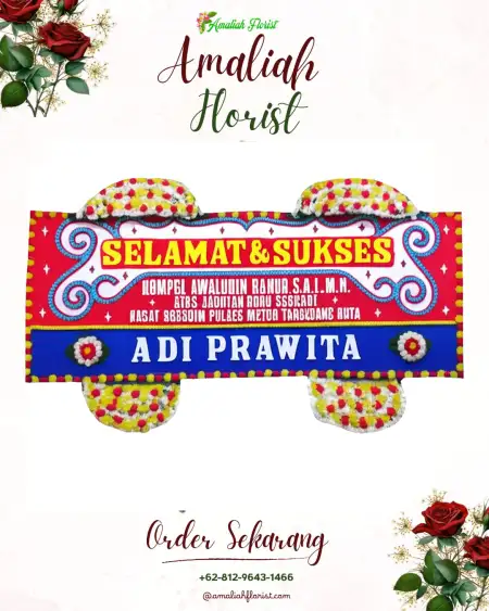 Papan Bunga Ucapan Selamat Wirasana