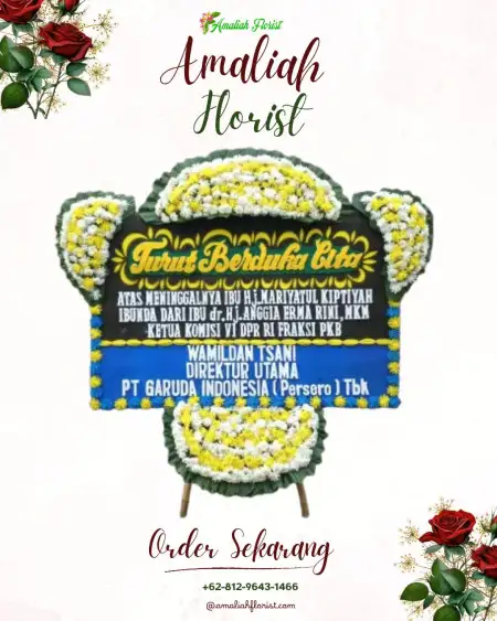 Papan Bunga Duka Wirasana